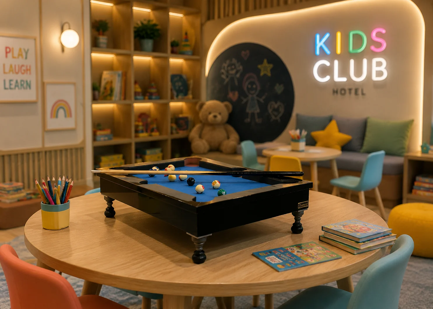 Lüks Otellerde Kids Club Tasarımı: Çocuklar İçin Unutulmaz ve Özgün Alanlar